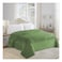 LA Collection 280 GSM Polyester Blanket Single Green 150x200cm 882g