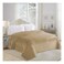 LA Collection 280 GSM Polyester Blanket Single Beige 150x200cm 882g