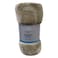 LA Collection 280 GSM Polyester Blanket Single Beige 150x200cm 882g