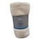 LA Collection 280 GSM Polyester Blanket Single Ecru 150x200cm 882g