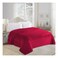 LA Collection 280 GSM Polyester Blanket King Red 220x240cm 1552g