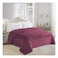 LA Collection 280 GSM Polyester Blanket King Deep Mauve 220x240cm 1552g
