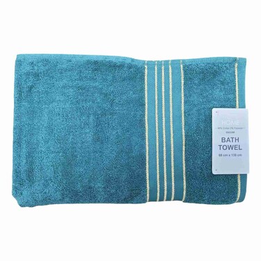 La Collection 550GSM Cotton and Polyester Bath Towel 55004110 Bottle Green 68x138cm