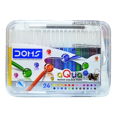 Doms Aqua Water Colour Pens 24 Shades