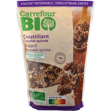 Carrefour Bio Quinoa Crunchy Chocolate Muesli 375g