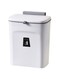 Mountable Indoor Compost Bucket 2.4 Gallon Kitchen Bin with Inner Bucket Hanging Small Trash Can with Lid for Under Sink Cupboard Bathroom Bedroom Office Camping 26 x 16 x 29.5 Centimeter