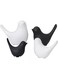Eschur Small Animal Statues Home Decor Modern Style Birds Decorative Ornaments for Living Room, Bedroom, Office Desktop, Cabinets (Black 2pcs White 2pcs, S&amp;M&amp;L&amp;XL)