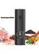 Electric Salt and Pepper Grinder, Automatic Pepper Grinder with LED Light Spices Shaker, Adjustable Ceramic Rotor for Coarse to Fine Grinding, Battery Powered Pepper Mills with Adjustable Coarseness, One-Handed Operation, Electric Black Pepper/Salt/Spice Grinder Ideal for Kitchen Outdoor BBQ