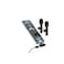 Tradeo Wireless Lavalier Microphone Set with USB-C Adapter, Dual Mic System for Smartphones, Black