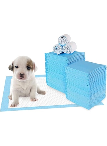 Mumoo Bear 100 PACK Puppy Training Pads for Dog Pet Pee Absorbent Toilet Pee Wee Mat Anti Slip Leakproof (100 PACK-45 * 33CM)