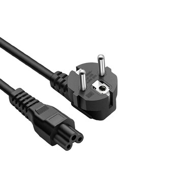 NCTS-PWRLE CCA Laptop, Notebook POWER CABLE / 1.5 meter / 3PIN Europe CEE7/7 TO IEC C5