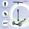 Lovely Baby for Kids LB 8132A, for Ages 3-8, Kids,3 Wheel Folding and Adjustble Height for Boys/Girls - White