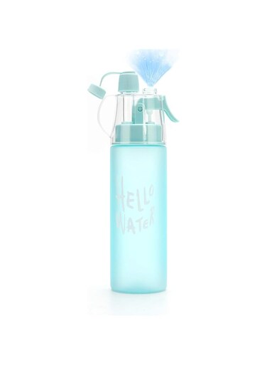 Emopeak 580ML Misting Water Bottle, 20OZ Sports Water Bottle with Spray Mist for Outdoor Hydration, BPA-Free Mist Water Bottle (Frosted Blue, 580ml/20oz)