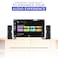 STARGOLD 2.1CH Multimedia Speaker System Bluetooth Connection FM Tuner 15 -20 Preset Channels Full function Remote Control Multicolored RGB Light 8&rdquo; Subwoofer With 3&rdquo;x 2 Tweeters Black