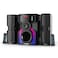STARGOLD 2.1CH Multimedia Speaker System Bluetooth Connection FM Tuner 15 -20 Preset Channels Full function Remote Control Multicolored RGB Light 8&rdquo; Subwoofer With 3&rdquo;x 2 Tweeters Black