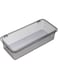 Silverware Organizer With Lid, Drawer Organizer Transparent Flatware Tray With Drainer Kitchen Cutlery and Utensil Drawer Storage Container Plastic Utensil Dispenser for Kitchen