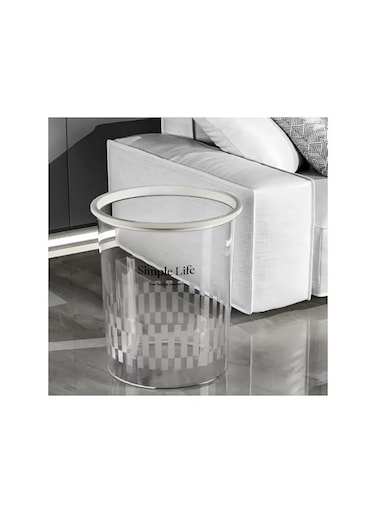 AE Transparent plastic garbage bin , Large