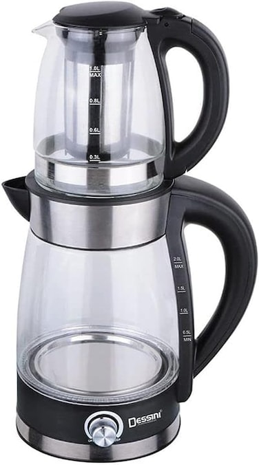 Dessini Electric Tea Maker Kettle, 2 Liter, With Tea Pot
