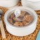 Signature Housewares 473ml Stoneware Bowls With Lids, Pack Of 6 - White (6 Individual Patterned Bowls)