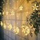Moon &amp; Star LED Curtain Light with 3-Pin Plug &ndash; Perfect for Ramadan, Eid &amp; Christmas warm white