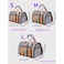Petbroo Soft-Sided Breathable Cat Travel Carriers - Orange 48x27x27cm
