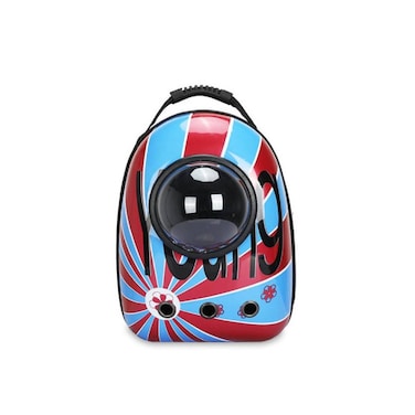 Petbroo Pet Backpack Bag - Blue Red Young