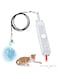 Jiuhuazi Cat Laser Pointer Toy, Cats Interactive Chaser Toy with Dot USB Rechargeable 6 in 1 Pattern, Flashlight to Interactive Toy for Indoor Cats Kittens Pet Training Exercise Tool