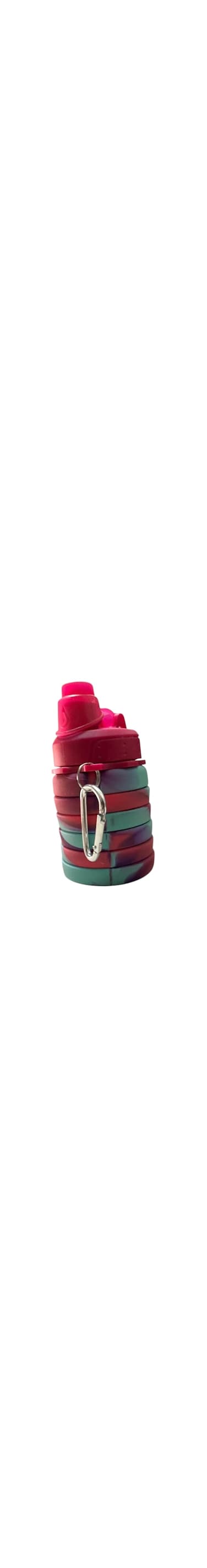 Water Bottle, Stackable, Pink &amp; Cyan, 225ml when extended it becomes 500ml. Keeping you hydrated and saving space. Take it anywhere you go, and you&#39;ll never have to use a plastic bottle again.