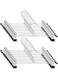 Axenture High Grade 30cm Metal Pants Hangers for Trouser,Skirt Hangers with Adjustable Clips,Space Saving Metal Hangers for Garment, Jeans Skirts and Shorts,for Adult and Kids (20)