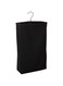 Household Essentials Door Hanging Laundry Bag, Washable Canvas Bag with Loop Handle, Holds Two Loads of Laundry, Great for Dorms and Small Spaces, Black