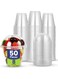 Packing 50 Pcs 8 oz Clear Plastic Cups with Dome Straw Slot Lids   Disposable PET Cups with Lids for Cold Drinks, Fruit, Dessert, Parfait, Iced Coffee, Smoothies, Takeaway &amp; Events
