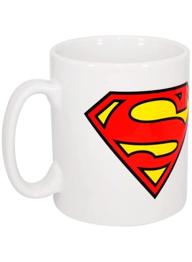 Other Superman Modern Ceramic BPA Free Superhero Mug, 236.588 ml, Round, Home, Hot Drinks