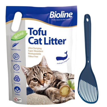 Bioline Cat Litter 7L Ambergris + Moderna Litter Scoop Set