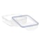 LocknLock 430ml Squared Airtight Food Storage Container - BPA-Free, Microwave, Freezer, and Dishwasher Safe