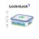 LocknLock 430ml Squared Airtight Food Storage Container - BPA-Free, Microwave, Freezer, and Dishwasher Safe