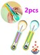 PCS Melon Baller Scoop Set, 3-in-1 Stainless Steel Fruit Carving Tool Set, Fruit Carving Tools for Dig Pulp Separator