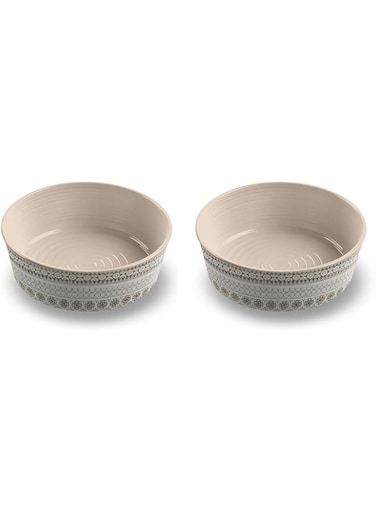 Tarhong Moroccan Wood Single Wall Pet Bowl M, 8.5" x 2.6"/8 Cups