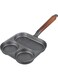 Delight Light Cast Iron Breakfast Pan - 20CM   Durable &amp; Lightweight Cookware   Ideal for Cooking Eggs, Pancakes &amp; More   Non-Stick Black Finish
