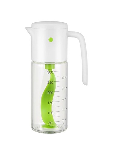 KASTWAVE Salad Dressing Mixer Bottle,300ml/10fl oz Effortless Salad Dressing Shaker Vinaigrette Bottle and Versatile Mixing Container for Salad Dressings, Juices, and Ketchup Storage