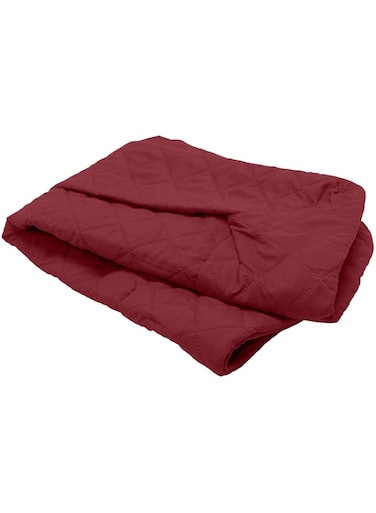 Furhaven Replacement Dog Bed Cover Quilted Sofa-Style, Machine Washable - Wine Red, Medium