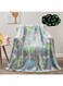Glow in The Dark Throw Blanket for Boys Girls, Luminous Rainbow Blanket Birthday, Cozy Soft Fluffy Flannel Fleece Nap Sleep Blankets,for 3-12 Years Old Kids