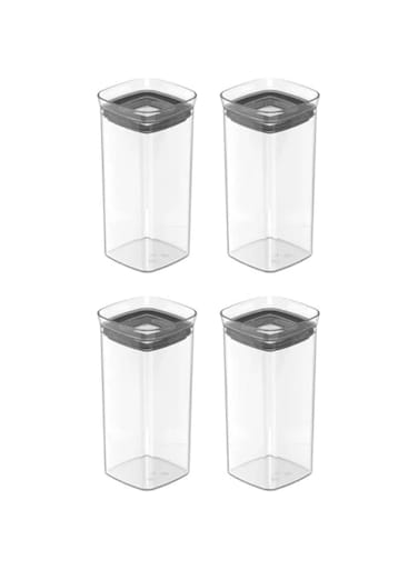 OU HERMETIC CANISTER BLOCK SET 4 PIECES (0,340L) NATURAL