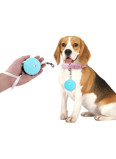 Aputue Retractable Dog Leash, 2m Dog Leash 360&deg; Tangle-Free with Anti-Slip Handle, One-Handed Brake, Pause and Lock, for Small Dogs