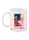 Cartoon Girls Printed Coffee Mug White/Pink/Blue