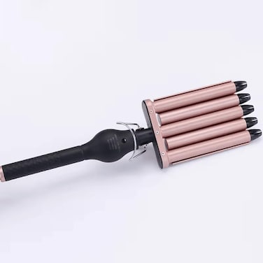 PrecisionWare Enzo EN-1970 5-Barrel Hair Curler, Professional Hair Waver With Ceramic Coating, Fast Heat-Up, Adjustable Temperature, Cool Tip, Voluminous Curls, Intl Version
