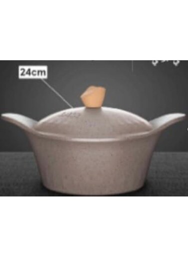 Lava Aluminum Single Pot 24 CM &ndash; Square Design Cooking Pot for Kitchen Use, Durable Lightweight Cookware