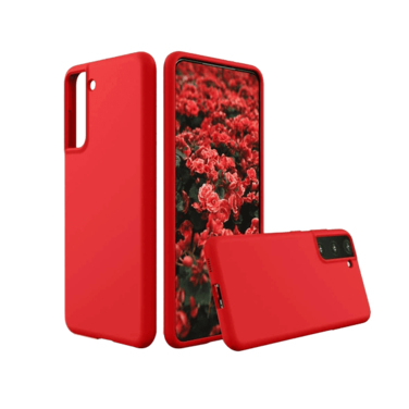 M SILICONE CASE GALAXY S21 PLUS RED