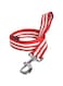 Bobby Leash Stripe Red Large
