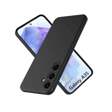 M SILICONE CASE GALAXY A35 BLACK