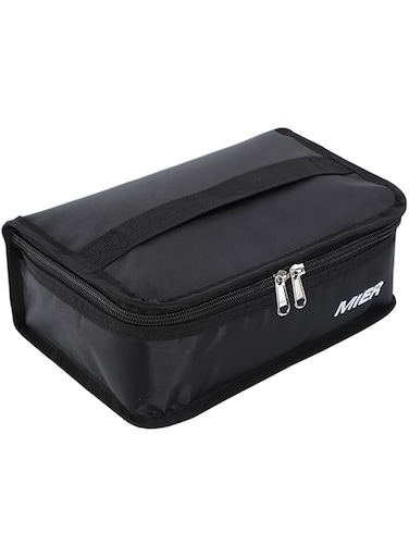 MIER Portable Thermal Insulated Cooler Bag Mini Lunch Bag for Kids, Black